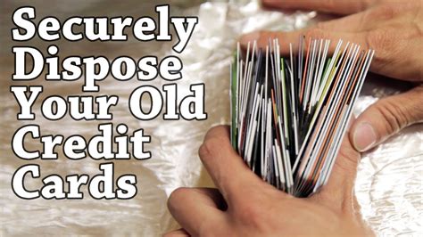 how to dispose of rfid credit card|how to repurpose old credit cards.